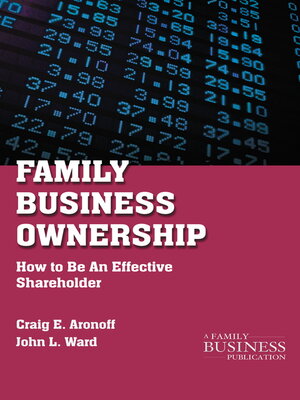 cover image of Family Business Ownership